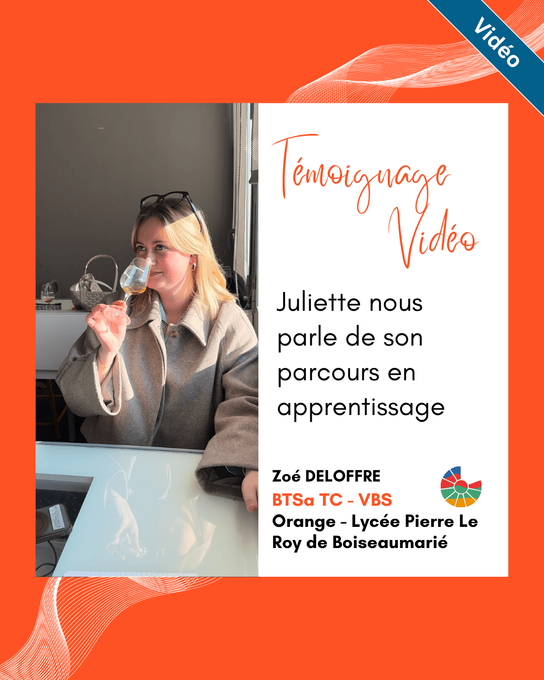 Juliette nous parle de sa passion pour le monde du vin - Apprentie en BTSa TC VBS