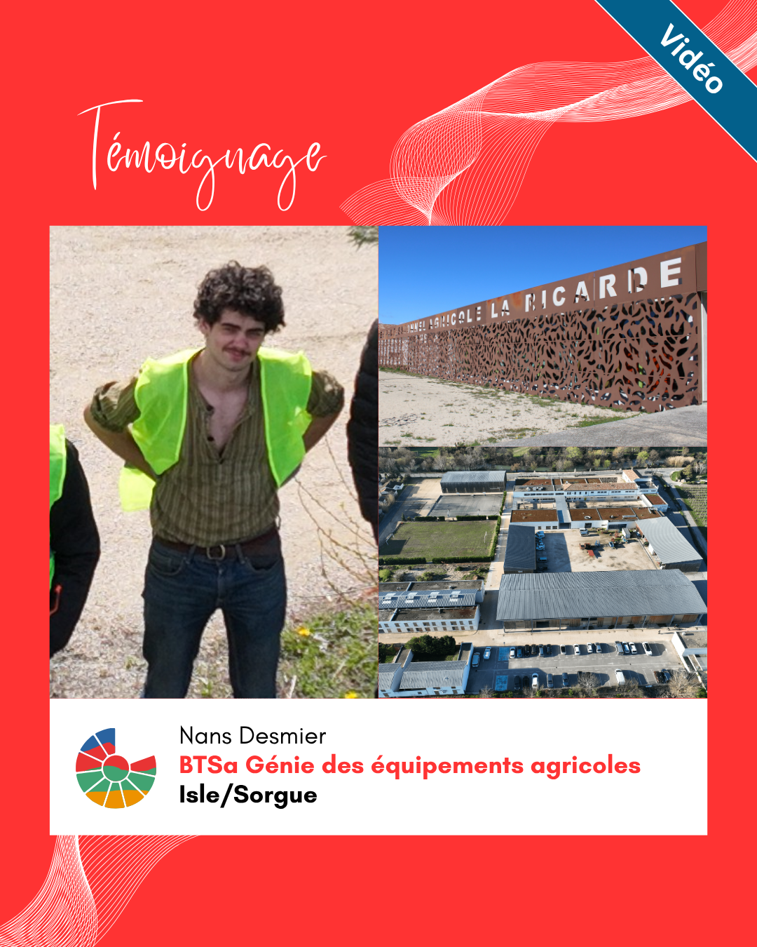 Interview d'un apprenti en BTSa Génie des Equipements Agricoles - Isle sur la Sorgue