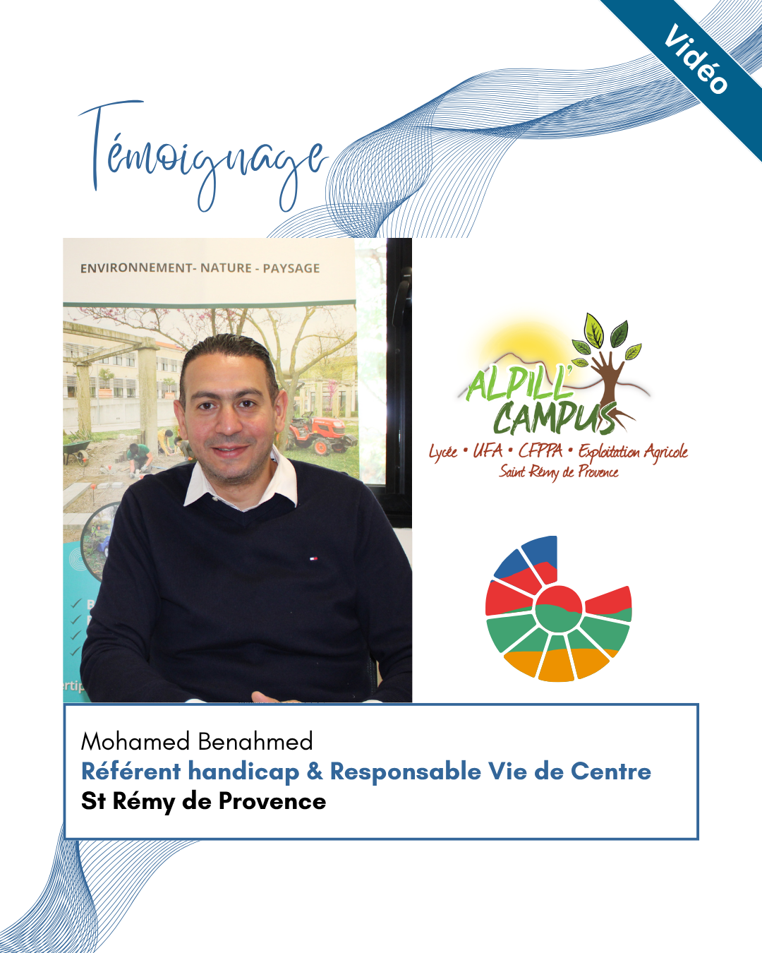 Interview de Mohamed Benahmed notre référent handicap de St Rémy de Provence