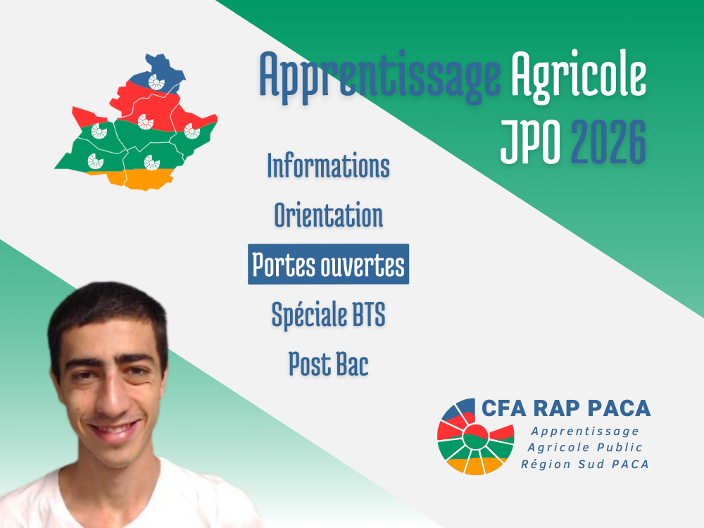 Journées Portes Ouvertes 2026 - Campus Agricoles Région Sud