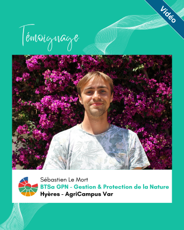 Alumni BTSa GPN, Sébastien nous raconte son parcours en BTSa Gestion Protection de l'Environnement.