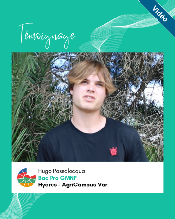 Hugo nous parle de sa formation en environnement à Hyères - Agricampus Var