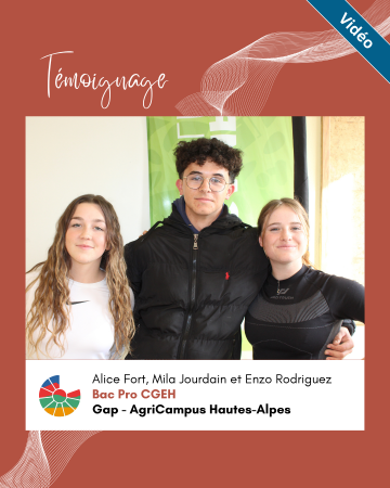 Interview de nos apprentis Gapençais en Bac Pro Conduite & Gestion d'Entreprise Hippique