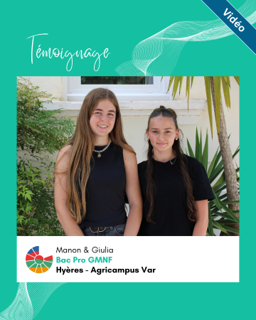 Manon & Giulia nous parlent du Bac Pro GMNF et de leur campus d'Hyères