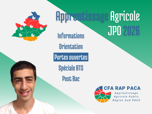 Journées Portes Ouvertes 2026 - Campus Agricoles Région Sud