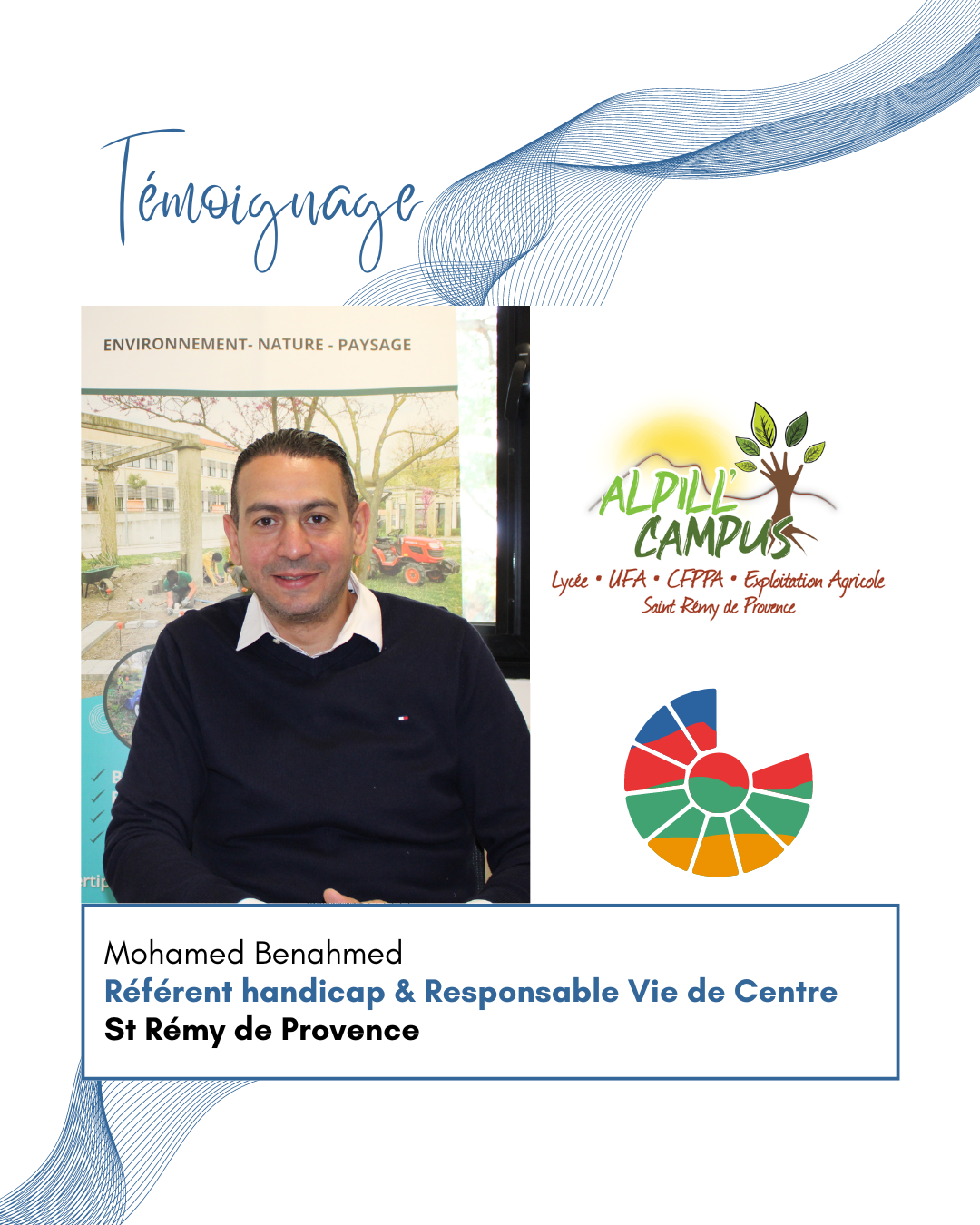 Notre référent handicap de St Rémy de Provence