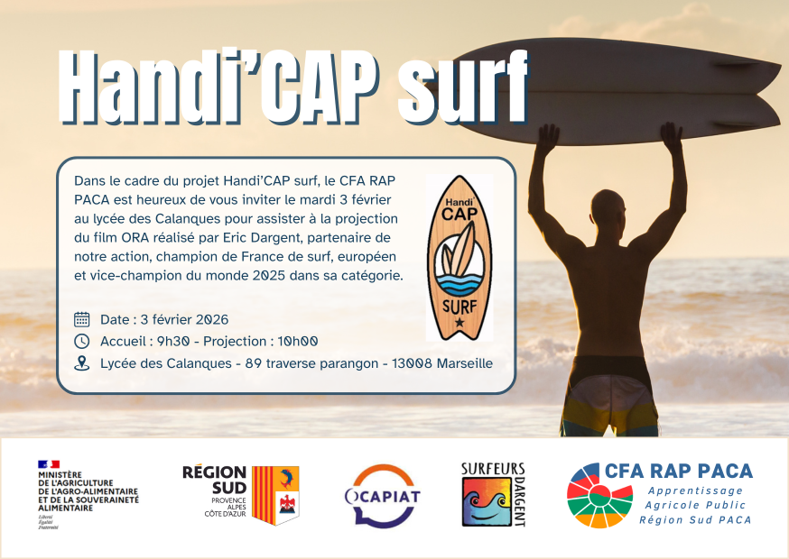 Handi’CAP Surf : projection du film ORA et rencontre avec Éric Dargent